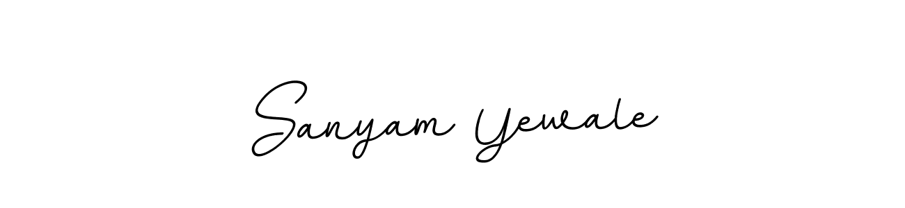 BallpointsItalic-DORy9 is a professional signature style that is perfect for those who want to add a touch of class to their signature. It is also a great choice for those who want to make their signature more unique. Get Sanyam Yewale name to fancy signature for free. Sanyam Yewale signature style 11 images and pictures png