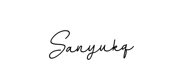 Make a beautiful signature design for name Sanyukq. Use this online signature maker to create a handwritten signature for free. Sanyukq signature style 11 images and pictures png