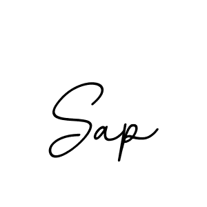 You should practise on your own different ways (BallpointsItalic-DORy9) to write your name (Sap) in signature. don't let someone else do it for you. Sap signature style 11 images and pictures png