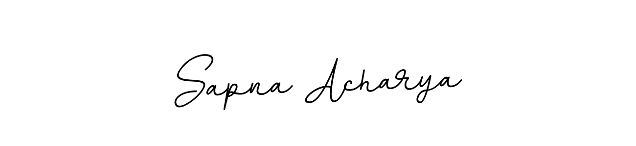 Also You can easily find your signature by using the search form. We will create Sapna Acharya name handwritten signature images for you free of cost using BallpointsItalic-DORy9 sign style. Sapna Acharya signature style 11 images and pictures png