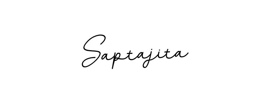 The best way (BallpointsItalic-DORy9) to make a short signature is to pick only two or three words in your name. The name Saptajita include a total of six letters. For converting this name. Saptajita signature style 11 images and pictures png