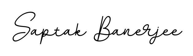 Download transparent PNG signature for name Saptak Banerjee styled with BallpointsItalic-DORy9 font. Ready to paste directly into PDF and Word agreements. Saptak Banerjee signature style 11 images and pictures png