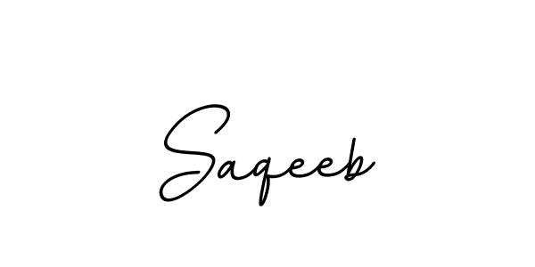 Make a beautiful signature design for name Saqeeb. With this signature (BallpointsItalic-DORy9) style, you can create a handwritten signature for free. Saqeeb signature style 11 images and pictures png