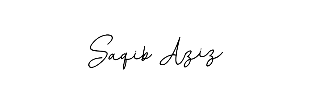 You should practise on your own different ways (BallpointsItalic-DORy9) to write your name (Saqib Aziz) in signature. don't let someone else do it for you. Saqib Aziz signature style 11 images and pictures png