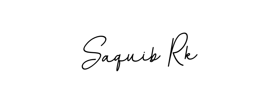 Design your own signature with our free online signature maker. With this signature software, you can create a handwritten (BallpointsItalic-DORy9) signature for name Saquib Rk. Saquib Rk signature style 11 images and pictures png