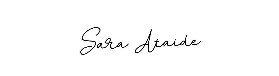 Use a signature maker to create a handwritten signature online. With this signature software, you can design (BallpointsItalic-DORy9) your own signature for name Sara Ataide. Sara Ataide signature style 11 images and pictures png