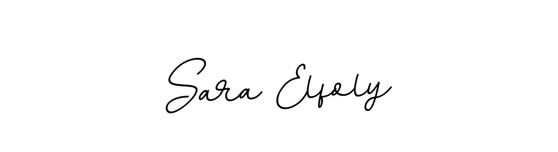 Use a signature maker to create a handwritten signature online. With this signature software, you can design (BallpointsItalic-DORy9) your own signature for name Sara Elfoly. Sara Elfoly signature style 11 images and pictures png