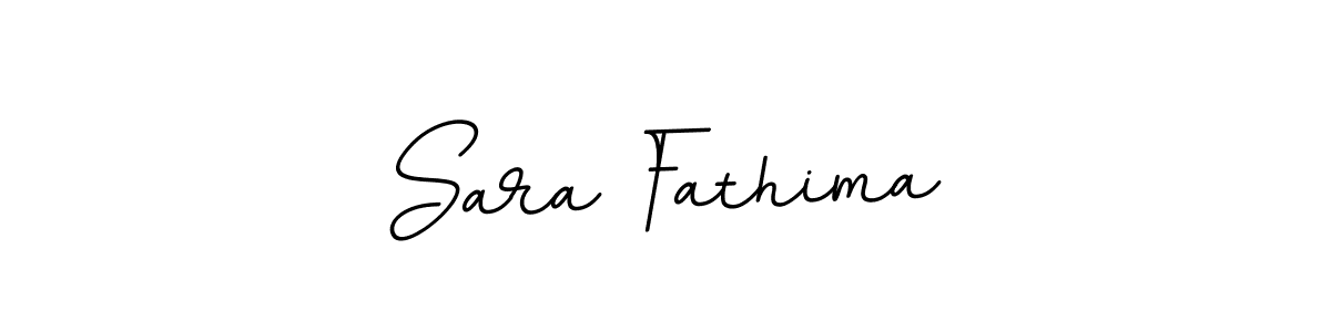 Design your own signature with our free online signature maker. With this signature software, you can create a handwritten (BallpointsItalic-DORy9) signature for name Sara Fathima. Sara Fathima signature style 11 images and pictures png