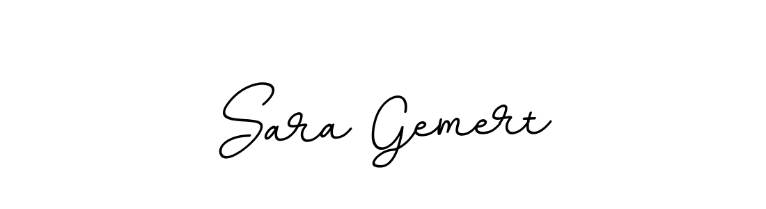 Make a beautiful signature design for name Sara Gemert. With this signature (BallpointsItalic-DORy9) style, you can create a handwritten signature for free. Sara Gemert signature style 11 images and pictures png