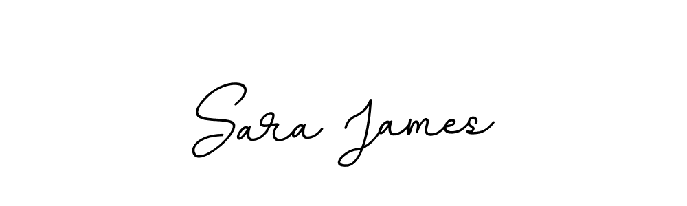 Sara James stylish signature style. Best Handwritten Sign (BallpointsItalic-DORy9) for my name. Handwritten Signature Collection Ideas for my name Sara James. Sara James signature style 11 images and pictures png