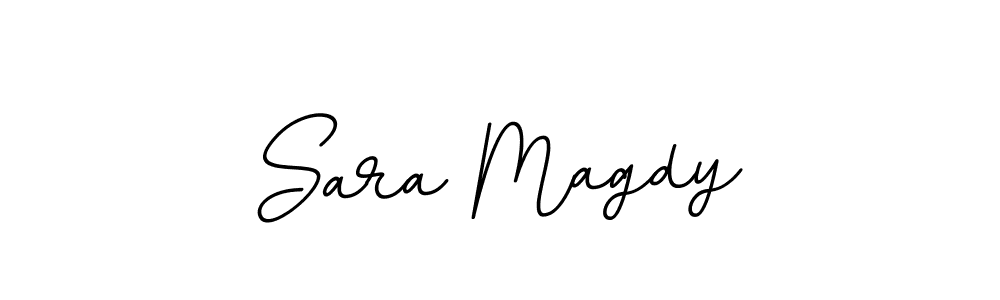 Create a beautiful signature design for name Sara Magdy. With this signature (BallpointsItalic-DORy9) fonts, you can make a handwritten signature for free. Sara Magdy signature style 11 images and pictures png