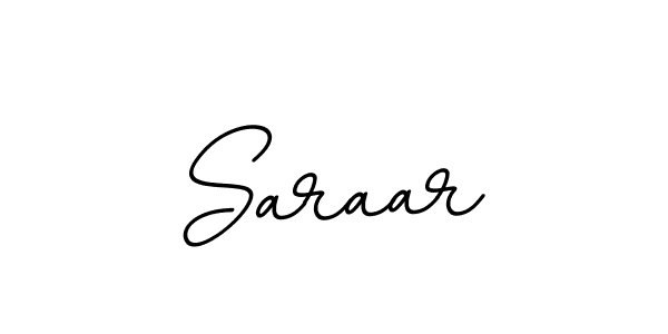 Use a signature maker to create a handwritten signature online. With this signature software, you can design (BallpointsItalic-DORy9) your own signature for name Saraar. Saraar signature style 11 images and pictures png