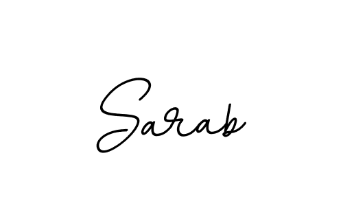 Create a beautiful signature design for name Sarab. With this signature (BallpointsItalic-DORy9) fonts, you can make a handwritten signature for free. Sarab signature style 11 images and pictures png