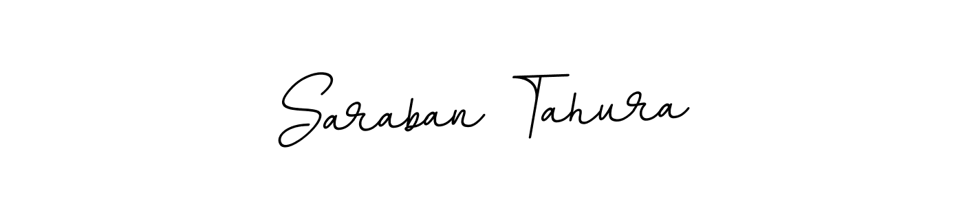 How to make Saraban Tahura signature? BallpointsItalic-DORy9 is a professional autograph style. Create handwritten signature for Saraban Tahura name. Saraban Tahura signature style 11 images and pictures png