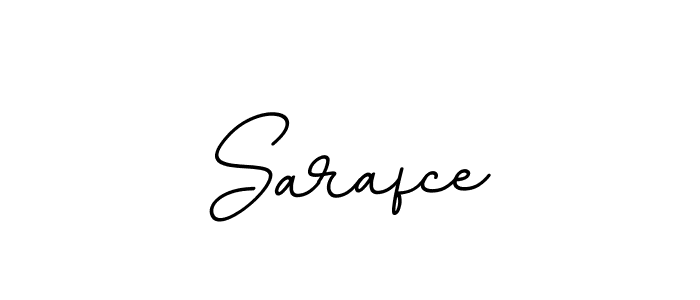 Use a signature maker to create a handwritten signature online. With this signature software, you can design (BallpointsItalic-DORy9) your own signature for name Sarafce. Sarafce signature style 11 images and pictures png