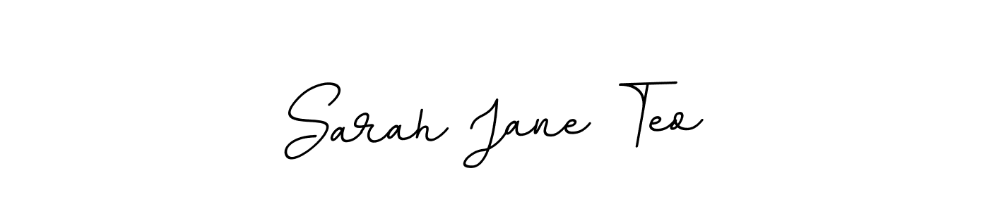 Create a beautiful signature design for name Sarah Jane Teo. With this signature (BallpointsItalic-DORy9) fonts, you can make a handwritten signature for free. Sarah Jane Teo signature style 11 images and pictures png