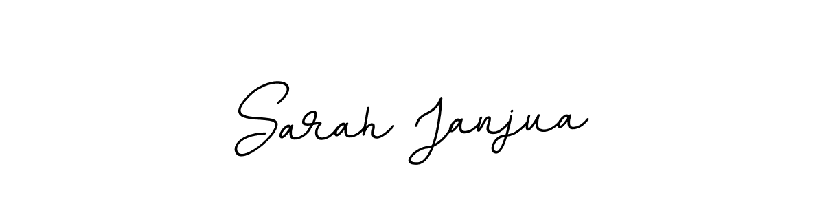 How to make Sarah Janjua name signature. Use BallpointsItalic-DORy9 style for creating short signs online. This is the latest handwritten sign. Sarah Janjua signature style 11 images and pictures png