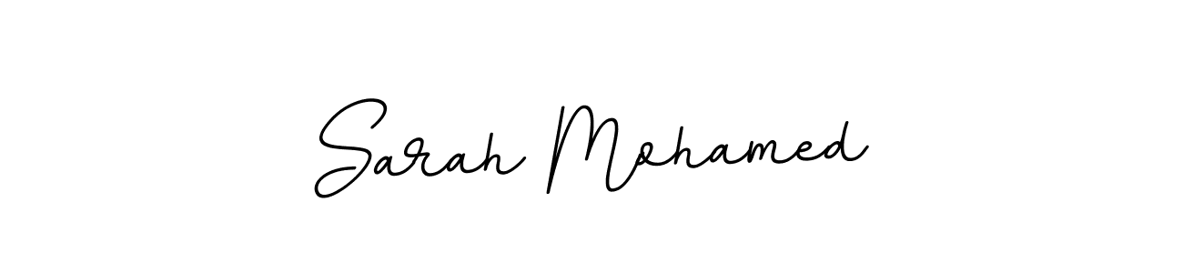 Create a beautiful signature design for name Sarah Mohamed. With this signature (BallpointsItalic-DORy9) fonts, you can make a handwritten signature for free. Sarah Mohamed signature style 11 images and pictures png