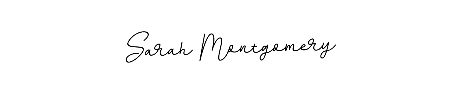 Make a beautiful signature design for name Sarah Montgomery. With this signature (BallpointsItalic-DORy9) style, you can create a handwritten signature for free. Sarah Montgomery signature style 11 images and pictures png