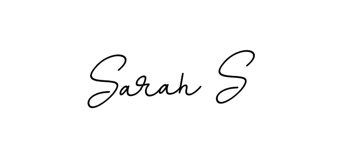 This is the best signature style for the Sarah S name. Also you like these signature font (BallpointsItalic-DORy9). Mix name signature. Sarah S signature style 11 images and pictures png