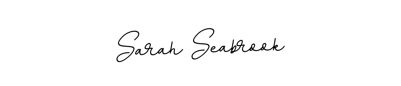 if you are searching for the best signature style for your name Sarah Seabrook. so please give up your signature search. here we have designed multiple signature styles  using BallpointsItalic-DORy9. Sarah Seabrook signature style 11 images and pictures png