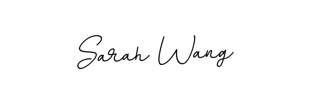if you are searching for the best signature style for your name Sarah Wang. so please give up your signature search. here we have designed multiple signature styles  using BallpointsItalic-DORy9. Sarah Wang signature style 11 images and pictures png