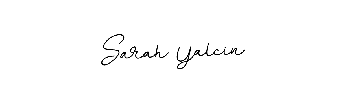 Make a beautiful signature design for name Sarah Yalcin. With this signature (BallpointsItalic-DORy9) style, you can create a handwritten signature for free. Sarah Yalcin signature style 11 images and pictures png