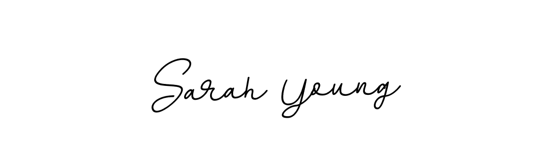 Use a signature maker to create a handwritten signature online. With this signature software, you can design (BallpointsItalic-DORy9) your own signature for name Sarah Young. Sarah Young signature style 11 images and pictures png