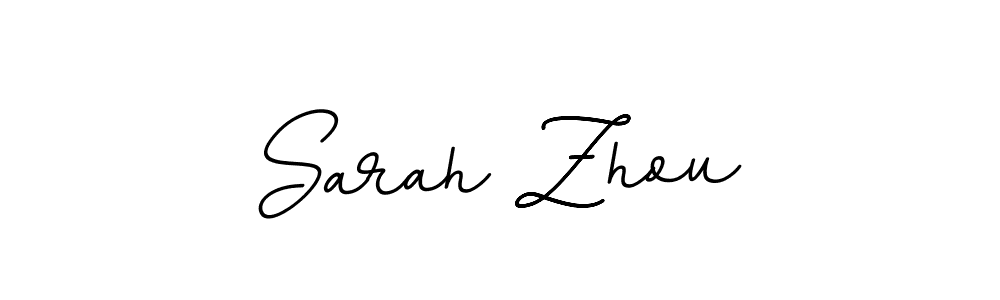 Use a signature maker to create a handwritten signature online. With this signature software, you can design (BallpointsItalic-DORy9) your own signature for name Sarah Zhou. Sarah Zhou signature style 11 images and pictures png