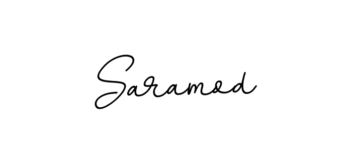 You should practise on your own different ways (BallpointsItalic-DORy9) to write your name (Saramod) in signature. don't let someone else do it for you. Saramod signature style 11 images and pictures png