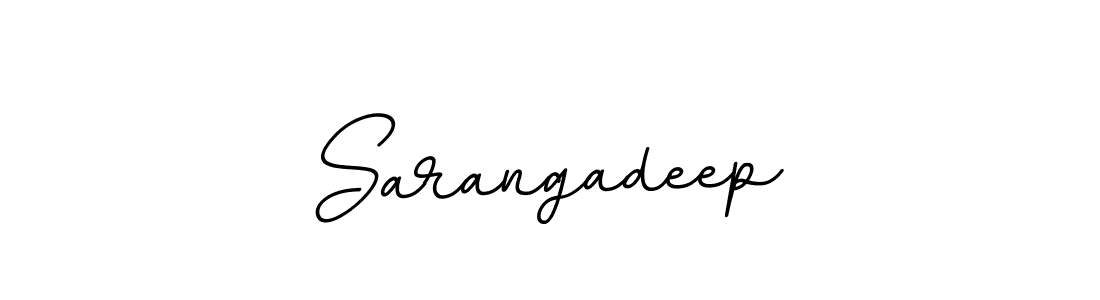 The best way (BallpointsItalic-DORy9) to make a short signature is to pick only two or three words in your name. The name Sarangadeep include a total of six letters. For converting this name. Sarangadeep signature style 11 images and pictures png