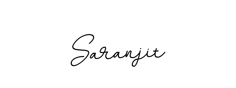 Use a signature maker to create a handwritten signature online. With this signature software, you can design (BallpointsItalic-DORy9) your own signature for name Saranjit. Saranjit signature style 11 images and pictures png