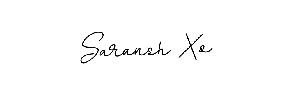 Make a beautiful signature design for name Saransh Xo. Use this online signature maker to create a handwritten signature for free. Saransh Xo signature style 11 images and pictures png