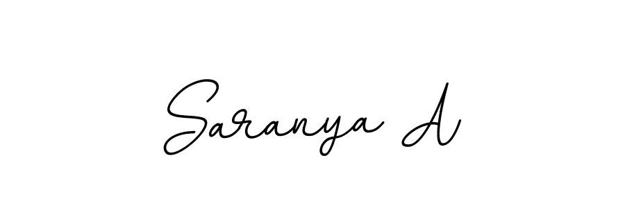 Saranya A stylish signature style. Best Handwritten Sign (BallpointsItalic-DORy9) for my name. Handwritten Signature Collection Ideas for my name Saranya A. Saranya A signature style 11 images and pictures png