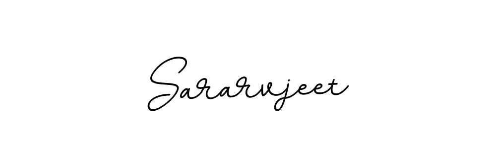 Sararvjeet stylish signature style. Best Handwritten Sign (BallpointsItalic-DORy9) for my name. Handwritten Signature Collection Ideas for my name Sararvjeet. Sararvjeet signature style 11 images and pictures png