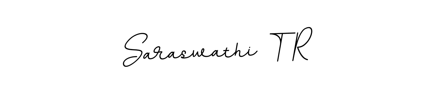 if you are searching for the best signature style for your name Saraswathi T R. so please give up your signature search. here we have designed multiple signature styles  using BallpointsItalic-DORy9. Saraswathi T R signature style 11 images and pictures png