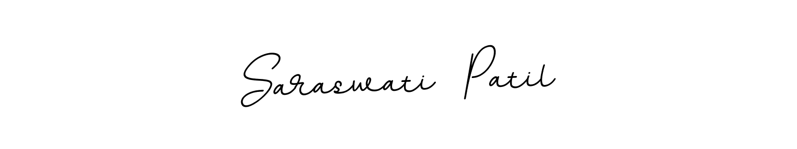 Make a beautiful signature design for name Saraswati  Patil. With this signature (BallpointsItalic-DORy9) style, you can create a handwritten signature for free. Saraswati  Patil signature style 11 images and pictures png