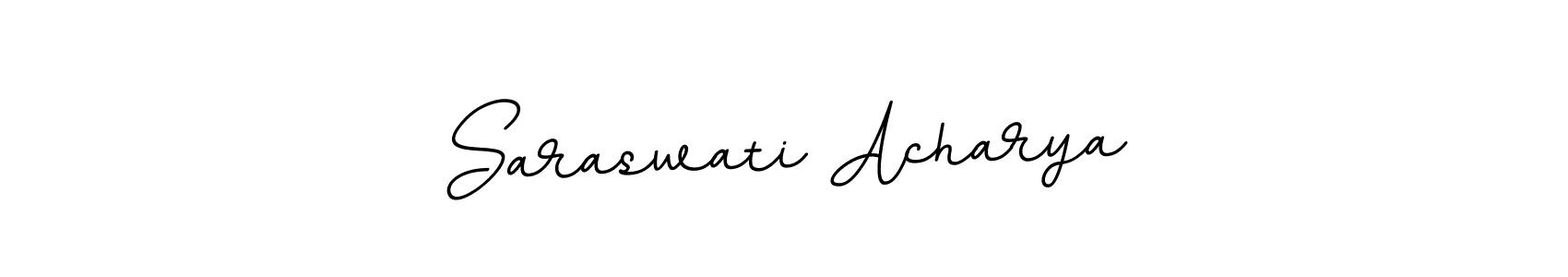 Design your own signature with our free online signature maker. With this signature software, you can create a handwritten (BallpointsItalic-DORy9) signature for name Saraswati Acharya. Saraswati Acharya signature style 11 images and pictures png