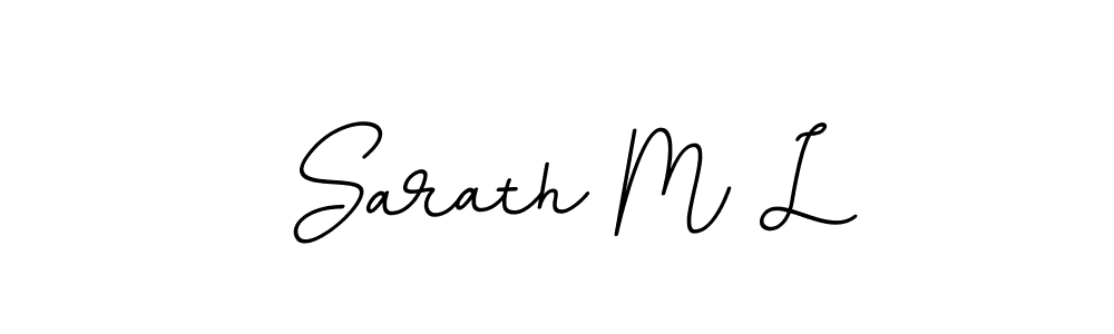 How to make Sarath M L signature? BallpointsItalic-DORy9 is a professional autograph style. Create handwritten signature for Sarath M L name. Sarath M L signature style 11 images and pictures png