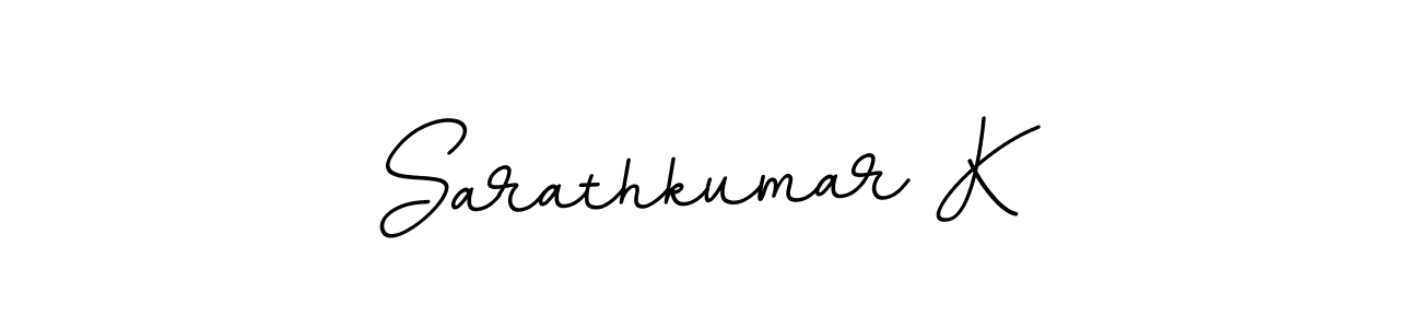 Sarathkumar K stylish signature style. Best Handwritten Sign (BallpointsItalic-DORy9) for my name. Handwritten Signature Collection Ideas for my name Sarathkumar K. Sarathkumar K signature style 11 images and pictures png