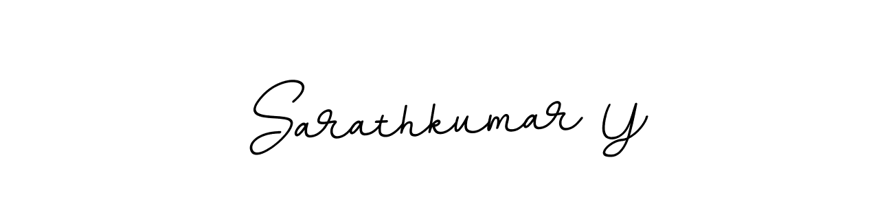 Create a beautiful signature design for name Sarathkumar Y. With this signature (BallpointsItalic-DORy9) fonts, you can make a handwritten signature for free. Sarathkumar Y signature style 11 images and pictures png
