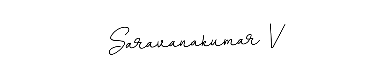 This is the best signature style for the Saravanakumar V name. Also you like these signature font (BallpointsItalic-DORy9). Mix name signature. Saravanakumar V signature style 11 images and pictures png