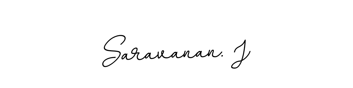 Saravanan. J stylish signature style. Best Handwritten Sign (BallpointsItalic-DORy9) for my name. Handwritten Signature Collection Ideas for my name Saravanan. J. Saravanan. J signature style 11 images and pictures png