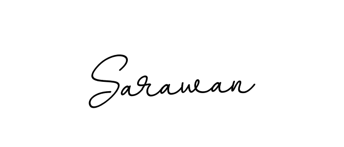 Use a signature maker to create a handwritten signature online. With this signature software, you can design (BallpointsItalic-DORy9) your own signature for name Sarawan. Sarawan signature style 11 images and pictures png