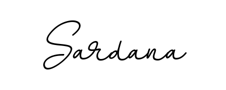 Design your own signature with our free online signature maker. With this signature software, you can create a handwritten (BallpointsItalic-DORy9) signature for name Sardana. Sardana signature style 11 images and pictures png
