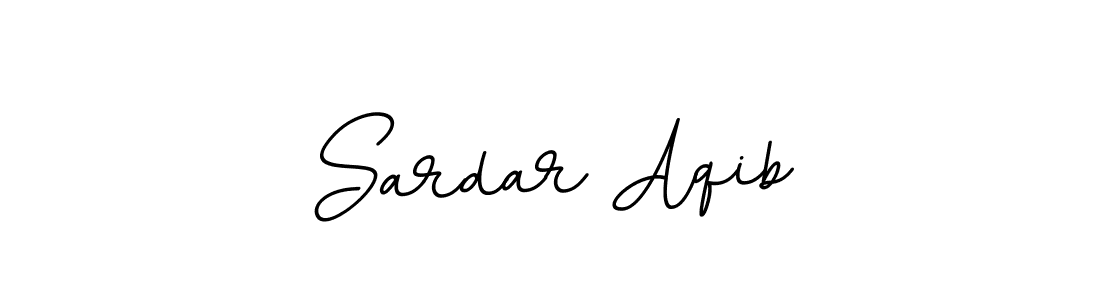 Use a signature maker to create a handwritten signature online. With this signature software, you can design (BallpointsItalic-DORy9) your own signature for name Sardar Aqib. Sardar Aqib signature style 11 images and pictures png