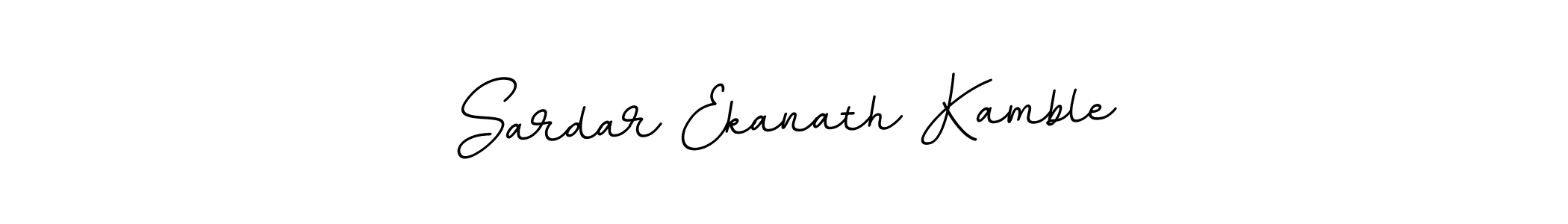 The best way (BallpointsItalic-DORy9) to make a short signature is to pick only two or three words in your name. The name Sardar Ekanath Kamble include a total of six letters. For converting this name. Sardar Ekanath Kamble signature style 11 images and pictures png