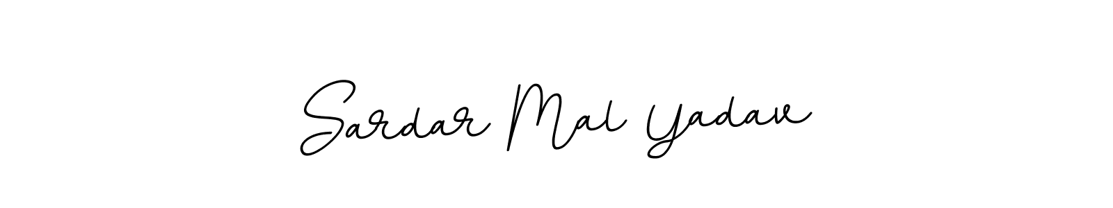 Make a beautiful signature design for name Sardar Mal Yadav. With this signature (BallpointsItalic-DORy9) style, you can create a handwritten signature for free. Sardar Mal Yadav signature style 11 images and pictures png