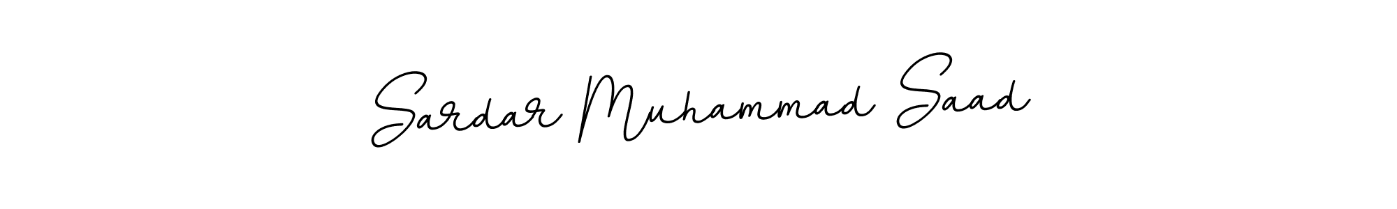 Make a beautiful signature design for name Sardar Muhammad Saad. With this signature (BallpointsItalic-DORy9) style, you can create a handwritten signature for free. Sardar Muhammad Saad signature style 11 images and pictures png