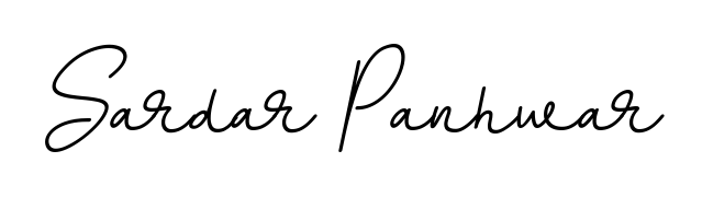 Create a personalized artistic stamp with Sardar Panhwar in BallpointsItalic-DORy9 font. Perfect for visual artists, designers, and influencers. Sardar Panhwar signature style 11 images and pictures png